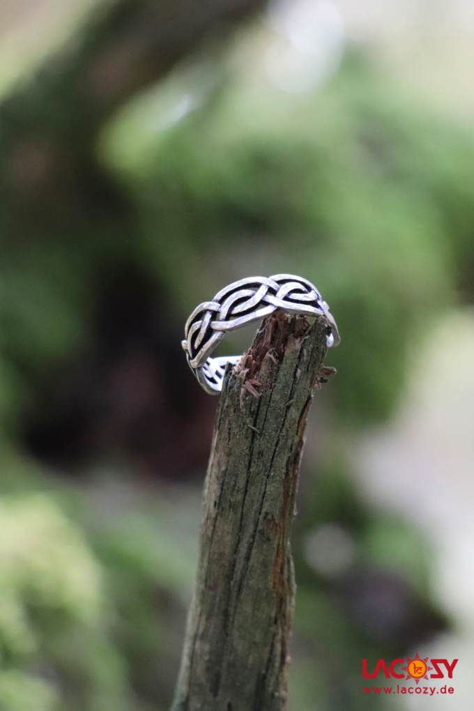 Keltischer Ring JUNA | Silber – Bild 2