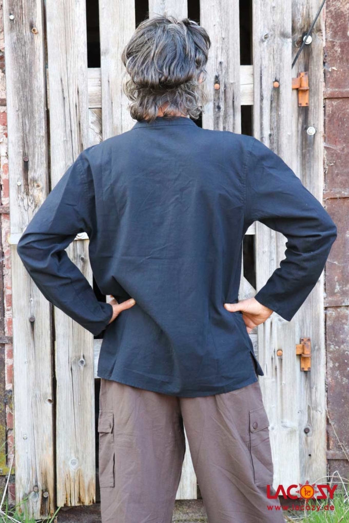 Männer Hemd Kurtha TOKYO Herren Schwarz – Bild 5