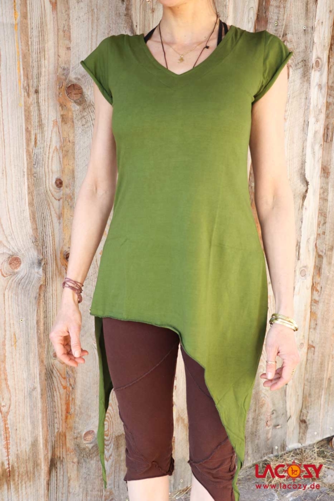 Zipfeltop Hippie-Oberteil Khaki – Bild 3