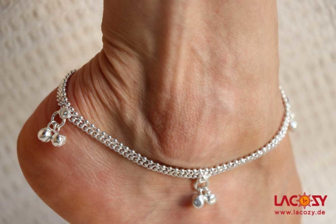 Fußkettchen OLA | Silber – Bild 3