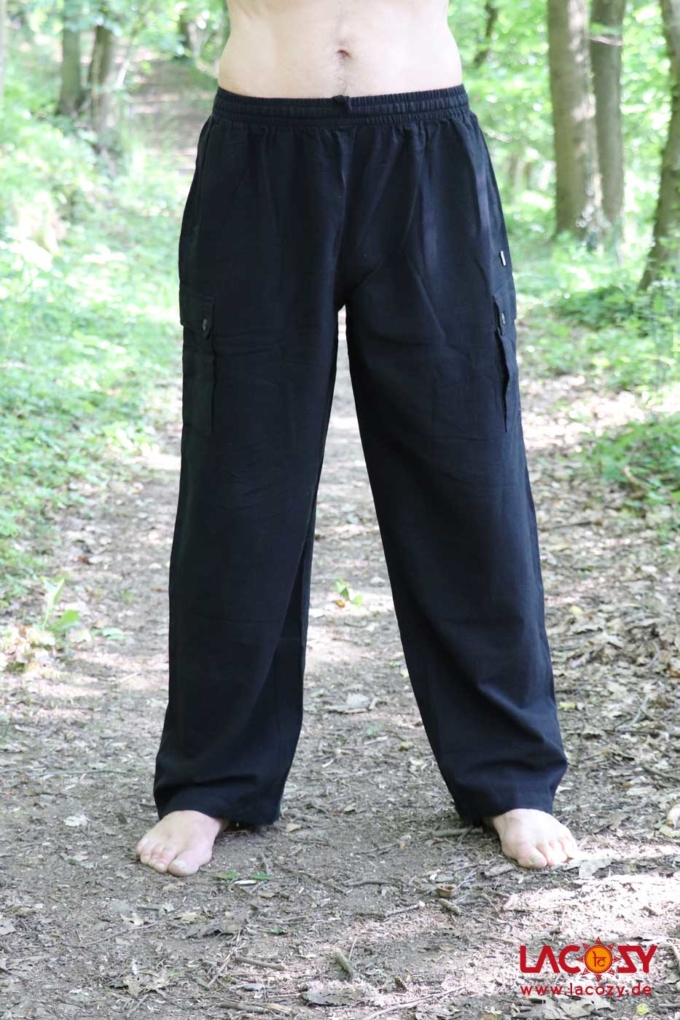 Robuste Baumwollhose für Herren AREY Schwarz – Bild 2