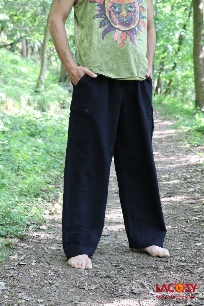 Robuste Baumwollhose für Herren AREY Schwarz – Bild 4