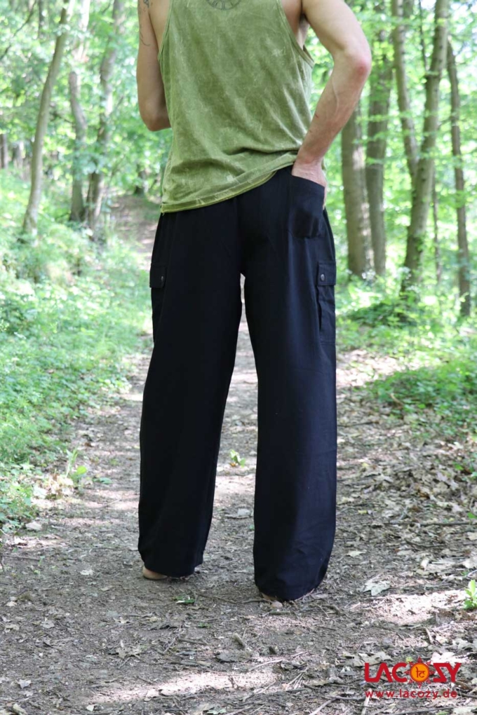 Robuste Baumwollhose für Herren AREY Schwarz – Bild 5