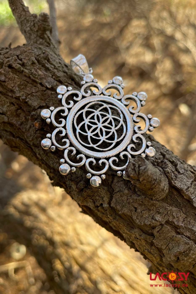 Anhänger LEBENSBLUME | Silber – Bild 3