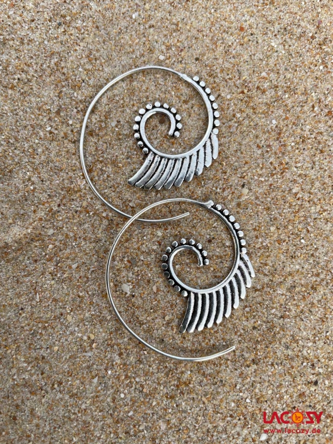 ANGELWINGS Kreolen | Silber – Bild 2