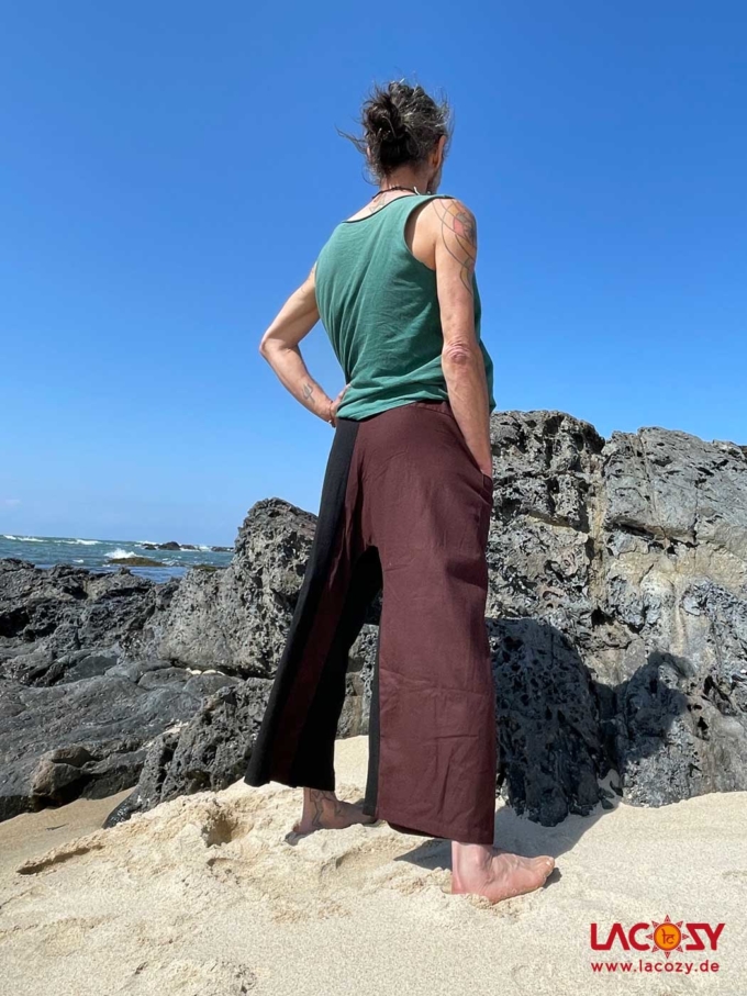Thai Fisherman Pants SPECIAL Braun | Schwarz – Bild 3