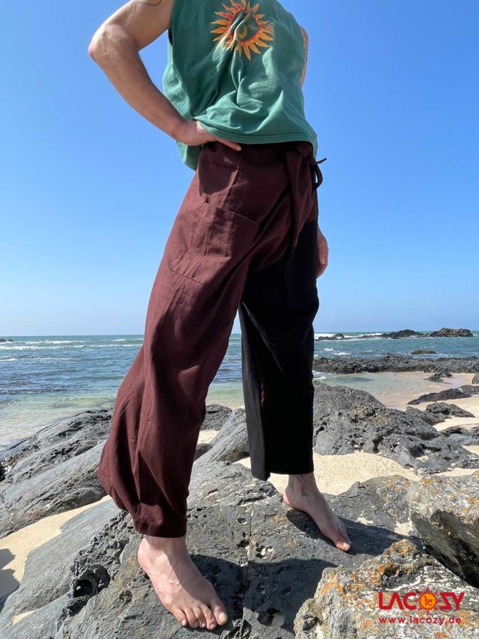 Thai Fisherman Pants SPECIAL Braun | Schwarz – Bild 7