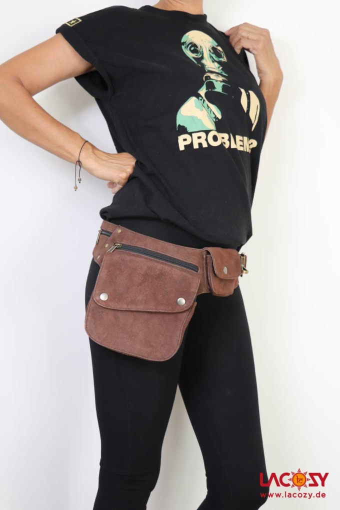 Wildleder Bauchtasche SAYUN Hüfttasche