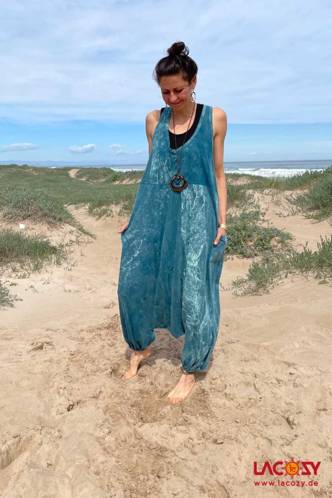 Jumpsuit Haremstyle Petrol | Stonewash – Bild 2