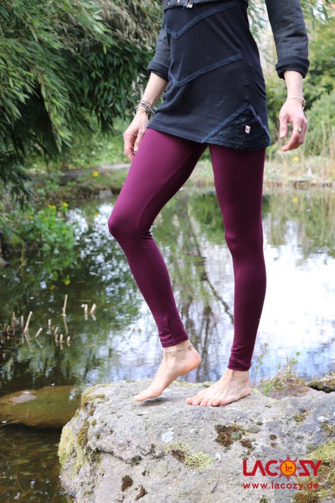 Viskose Leggins | BEERE – Bild 2