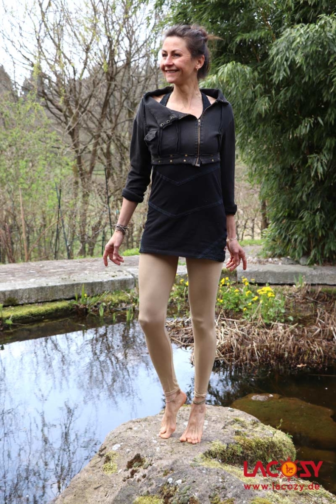 Viskose Leggins CREME – Bild 4