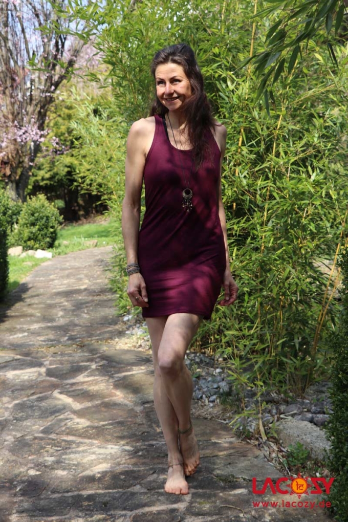 Longtop/ Minikleid JOONI Pflaume – Bild 4