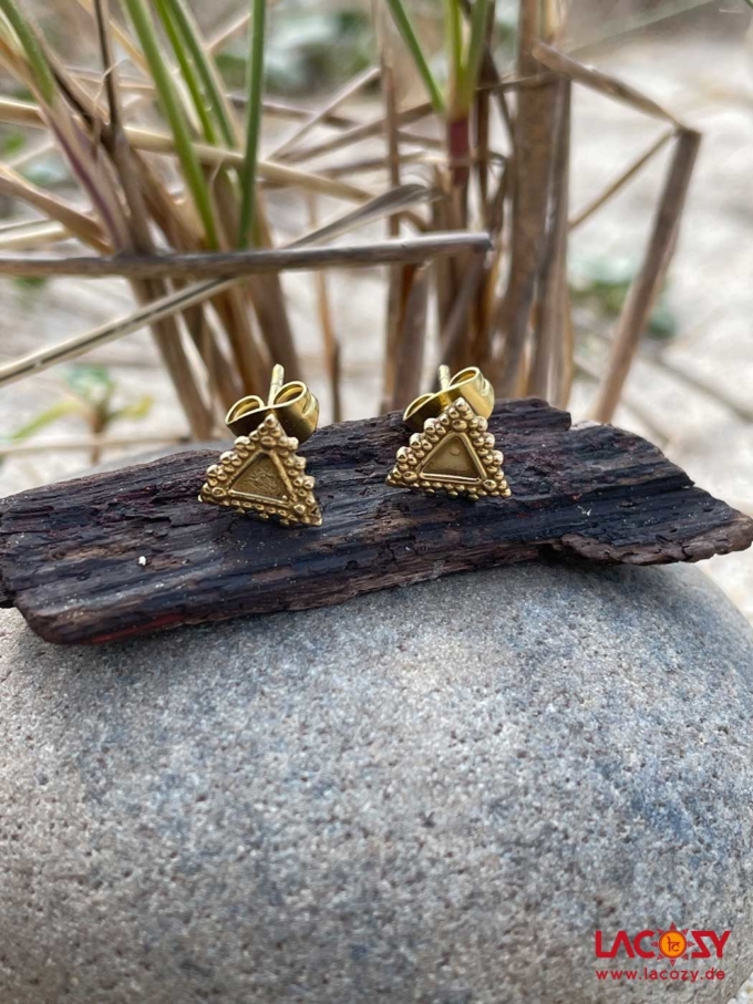 Stecker Dreiecke | Gold