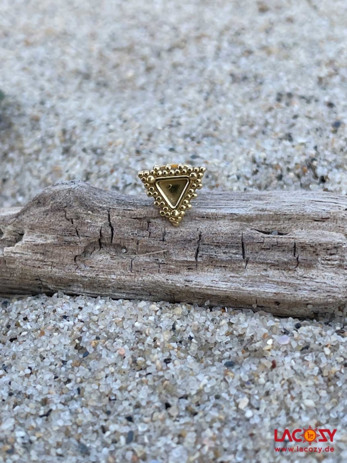 Stecker Dreiecke | Gold – Bild 2