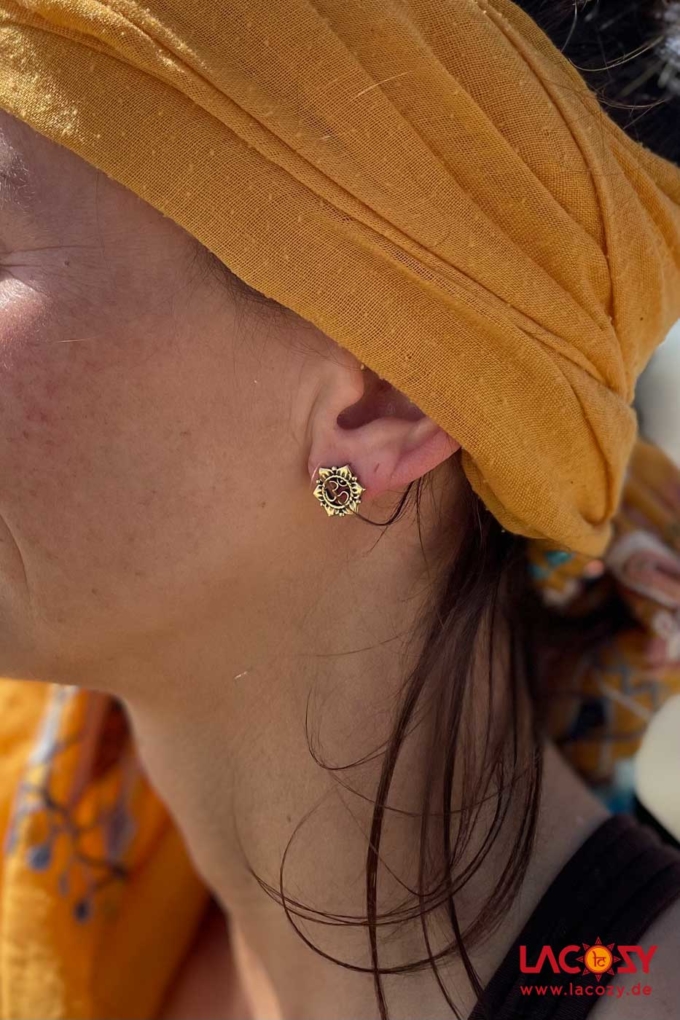 Stecker SHANTI OM | Gold – Bild 2