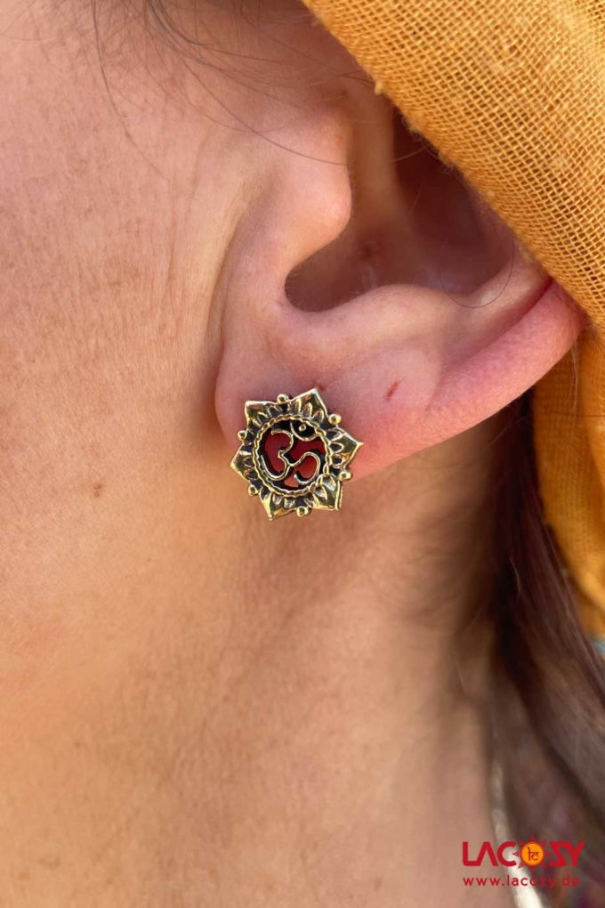 Stecker SHANTI OM | Gold – Bild 3