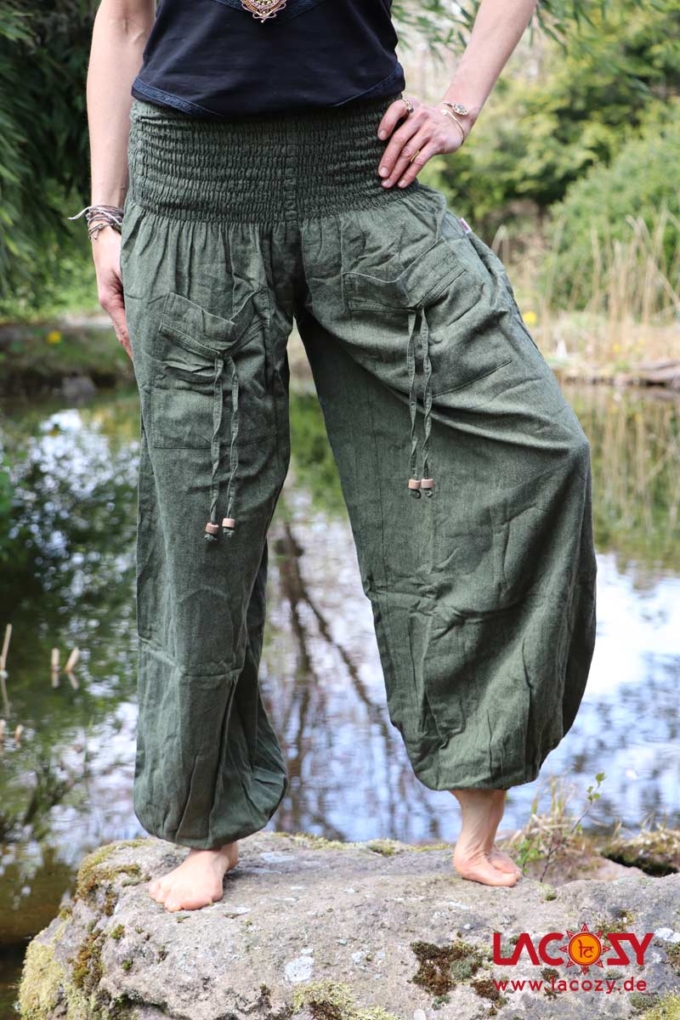 Pumphose FLOW Yogahose | KHAKI