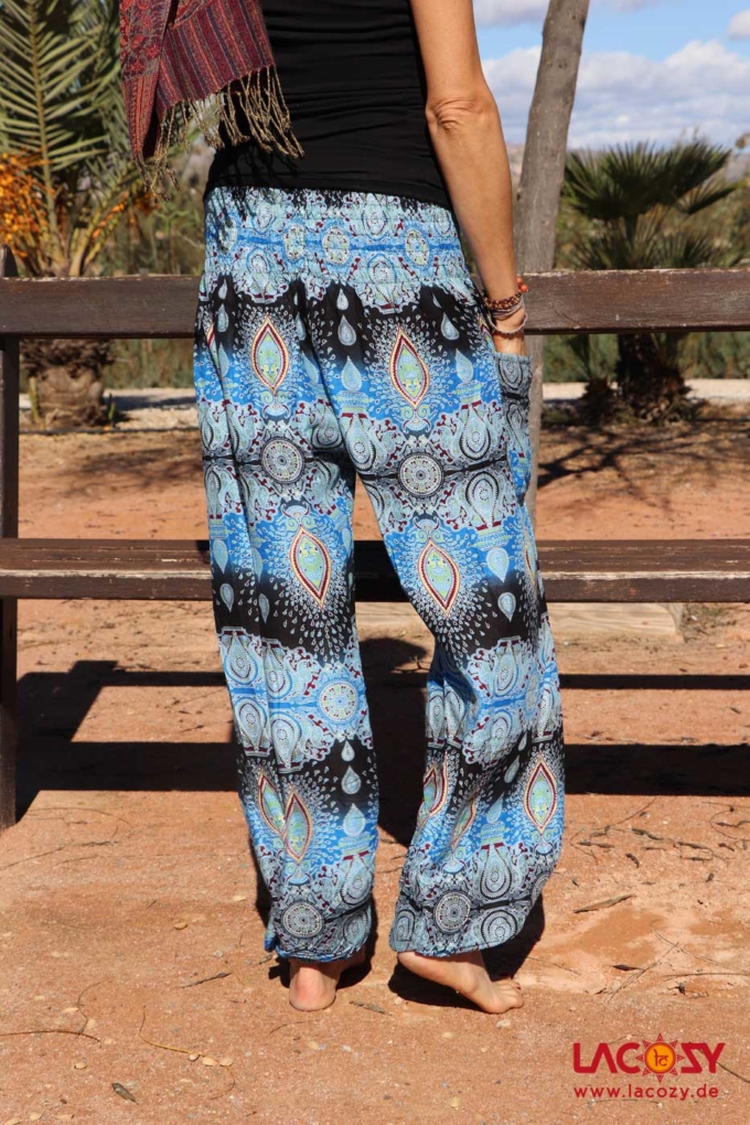 Luftige Pumphose ORIENTAL Blau – Bild 2