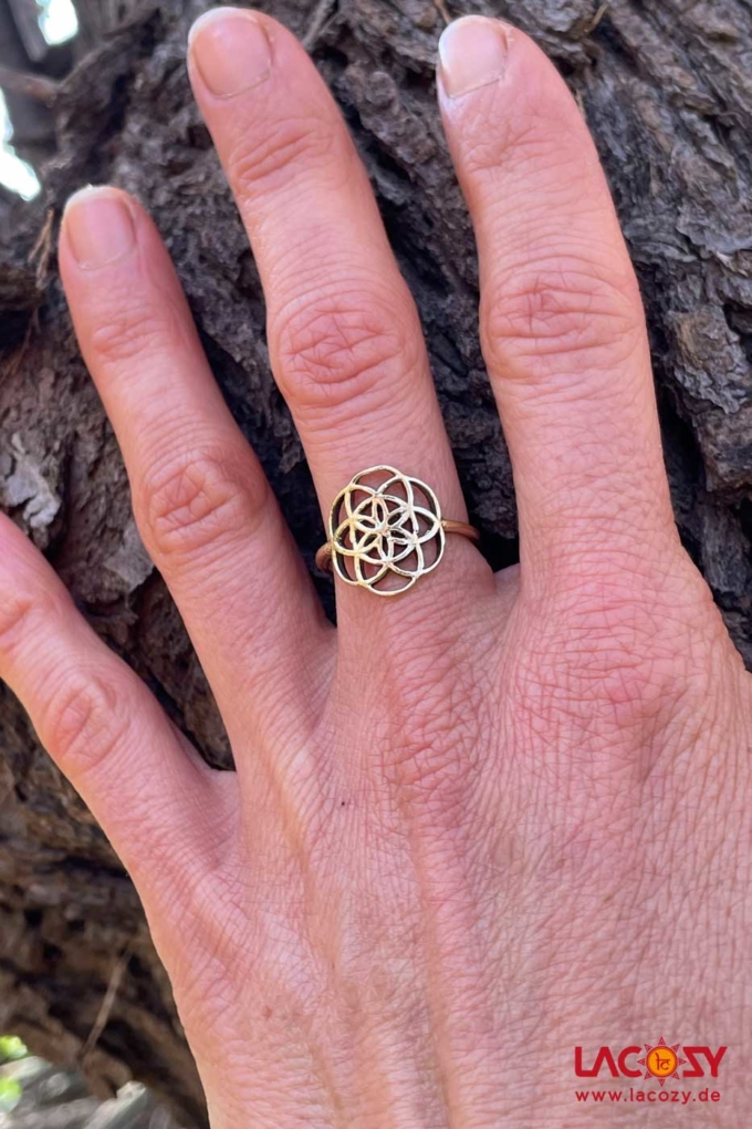 Ring SEED OF LIFE | Gold