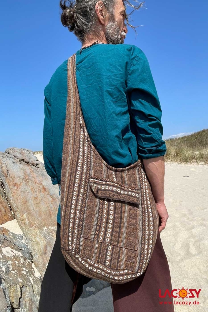 Sadhu Baba Goa Bag, Hippie Schultertasche ETHNO
