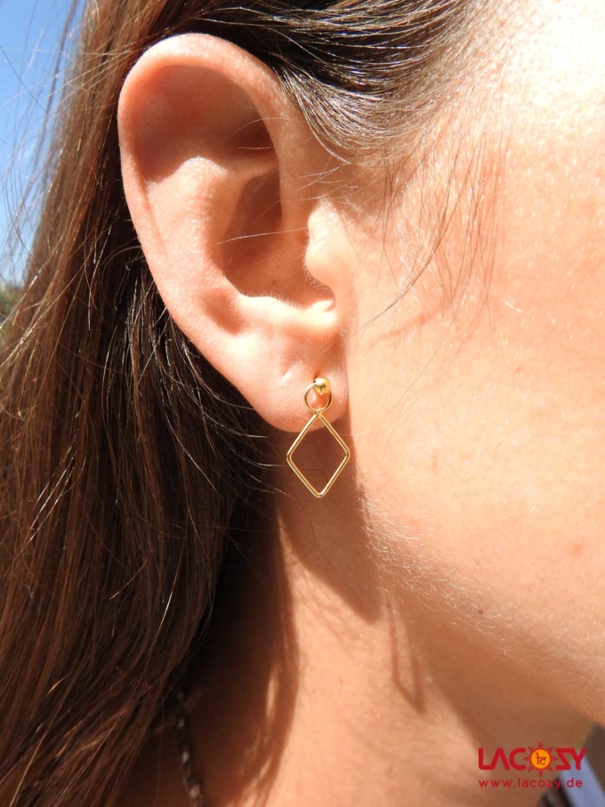 Ohrstecker NIU 925.- vergoldet 18K