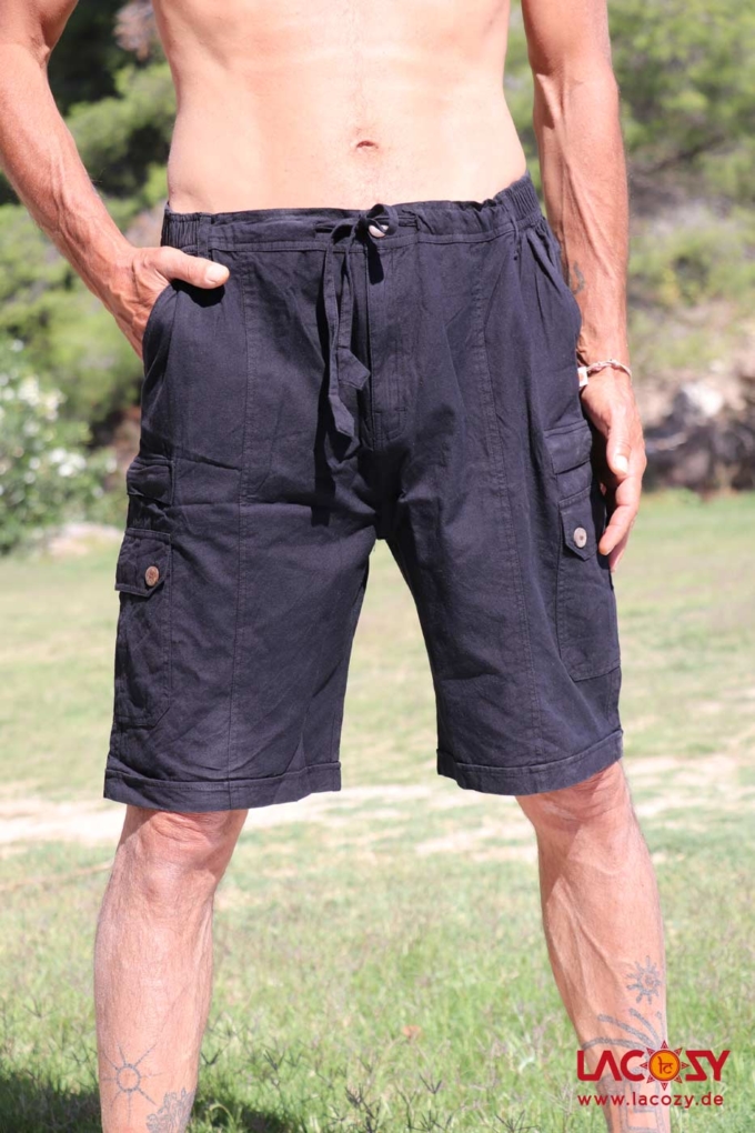 kurze Bermuda Shorts TIGO Schwarz