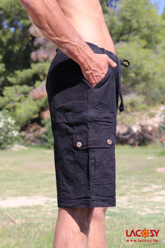 kurze Bermuda Shorts TIGO Schwarz – Bild 3