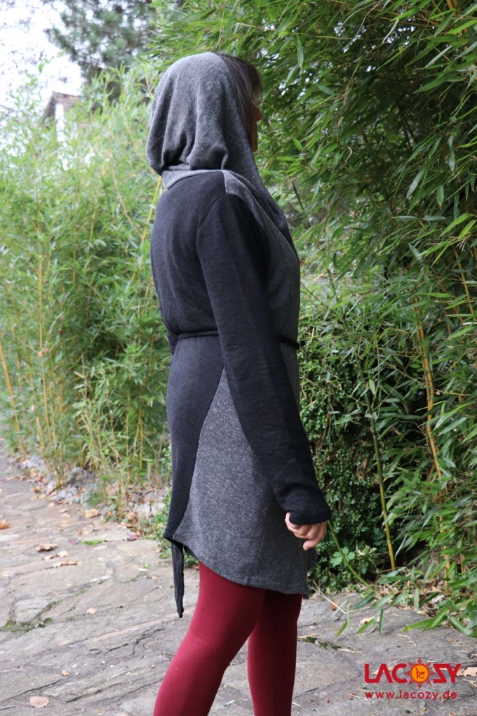 Strick Cardigan ROJA Schwarz | Grau – Bild 5