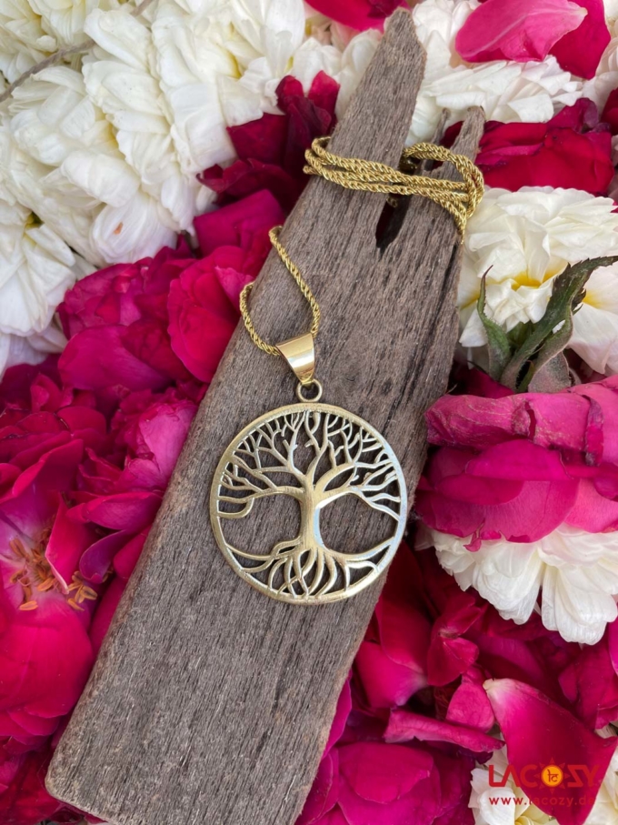 LEBENSBAUM Kette | Gold – Bild 3