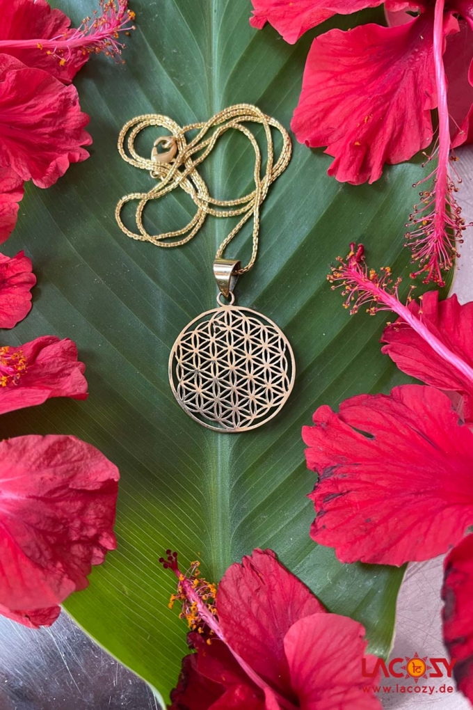 BLUME DES LEBENS Kette | Gold