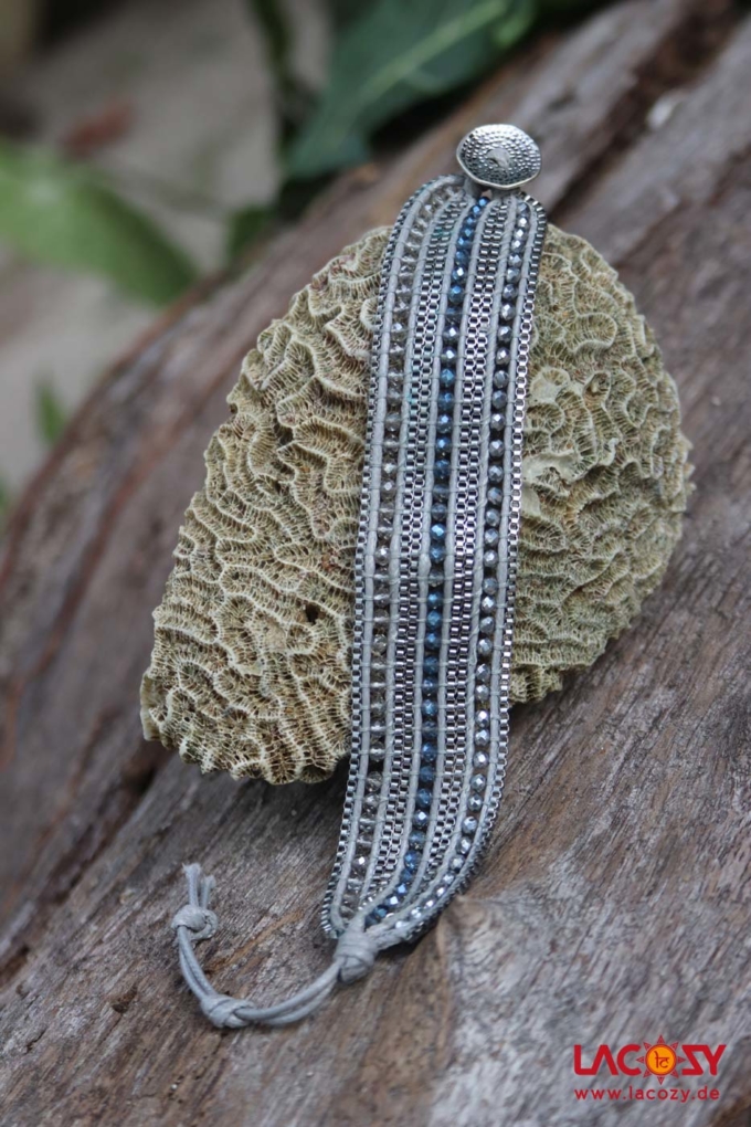 Armband COSMO  Silber Grau – Bild 6