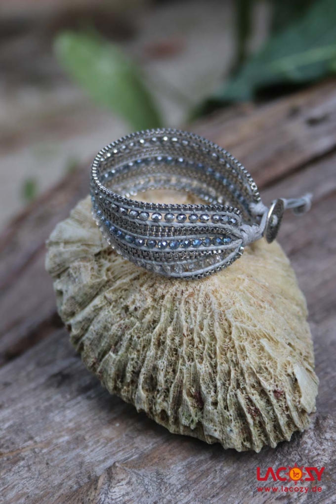 Armband COSMO  Silber Grau – Bild 5