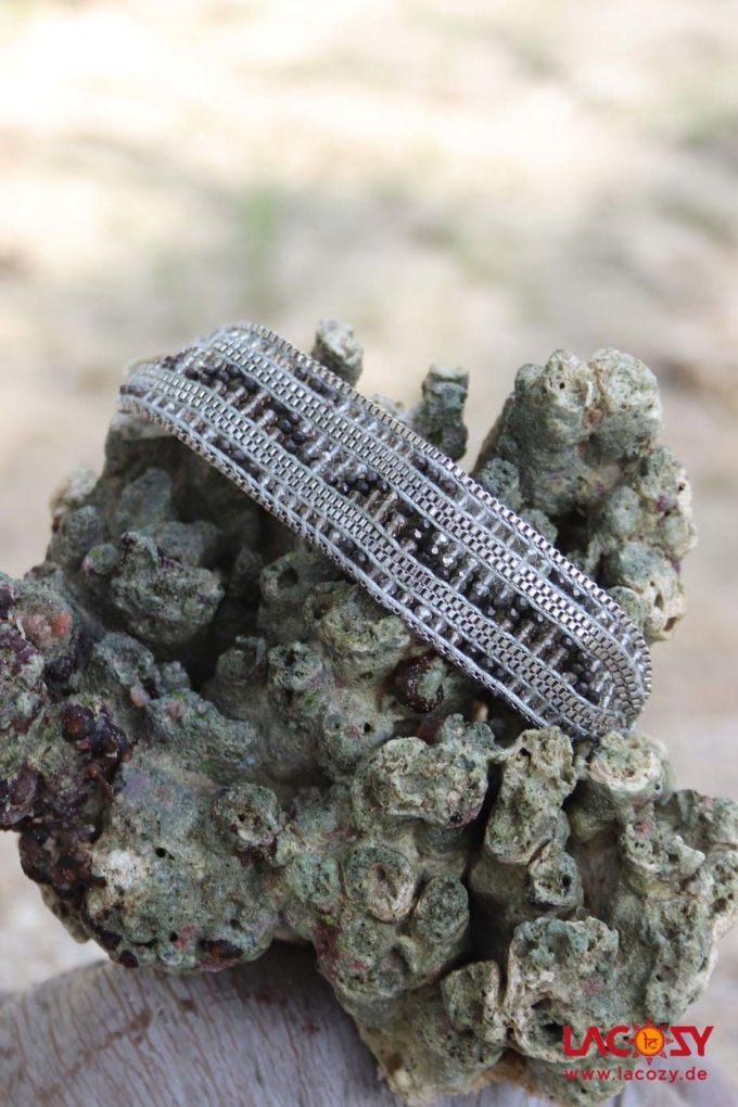 Armband RAjHA  Silber Grau – Bild 4