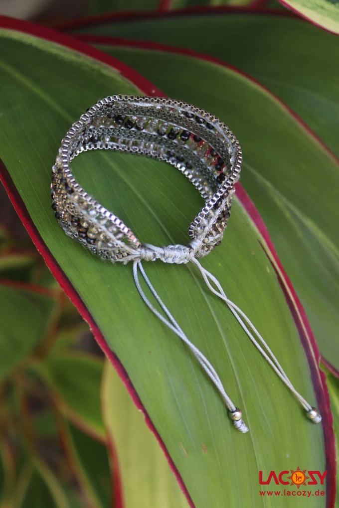 Armband RAjHA  Silber Grau – Bild 5