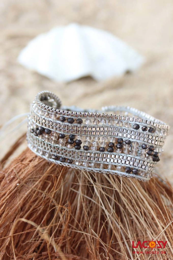 Armband RAjHA  Silber Grau – Bild 6