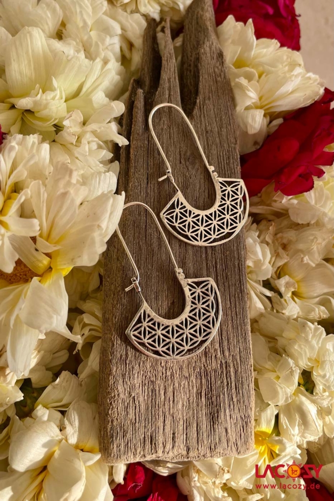 MYSTIC FLOWER Ohrringe | Silber