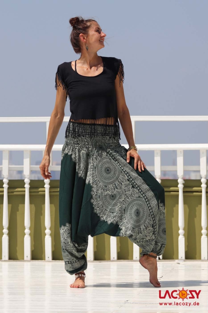 Haremshose GREEN MANDALA