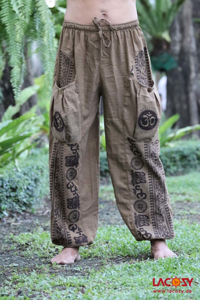 SHANKARA Herrenhose | Baumwolle | Sandfarben