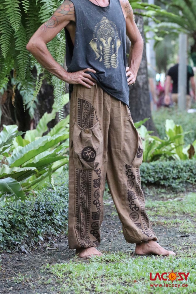 SHANKARA Herrenhose | Baumwolle | Sandfarben – Bild 4