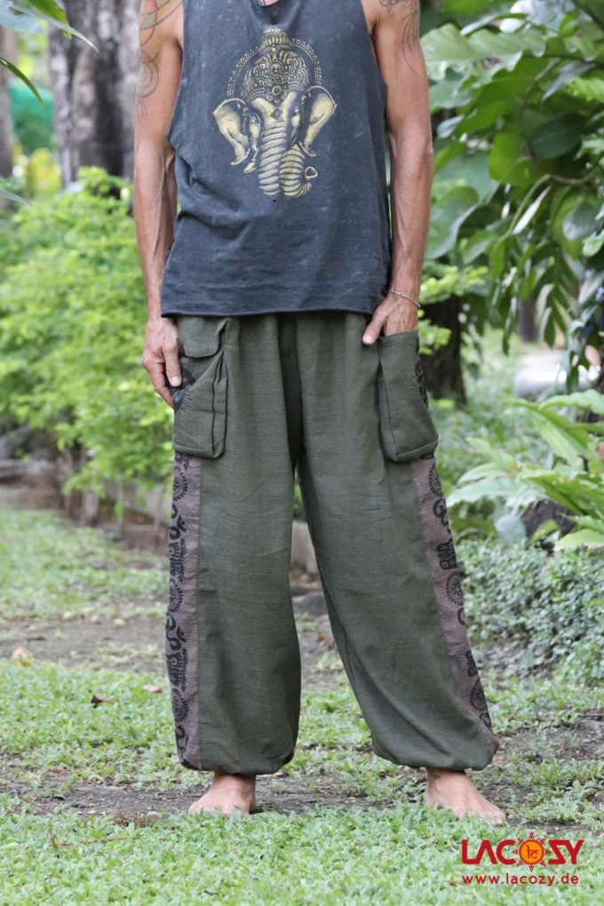 YADU Herrenhose | Baumwolle| KHAKI – Bild 3