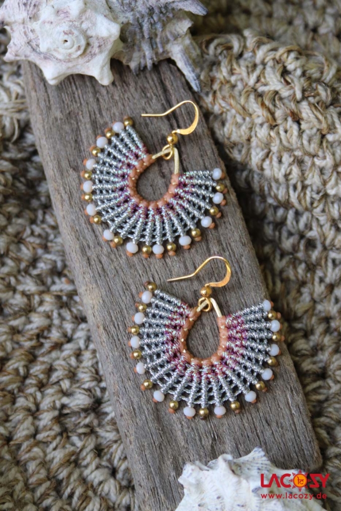 Ohrringe LAHSA  Metallic Silver | Rose