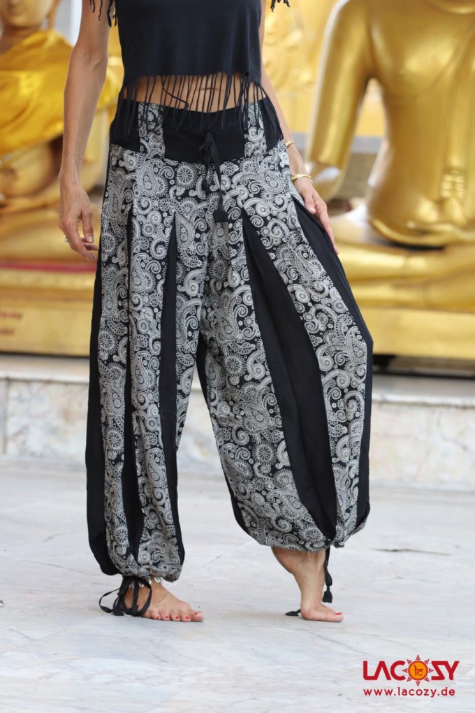 JANTI Pumphose mit weitem luftigen Schnitt PAISLEY