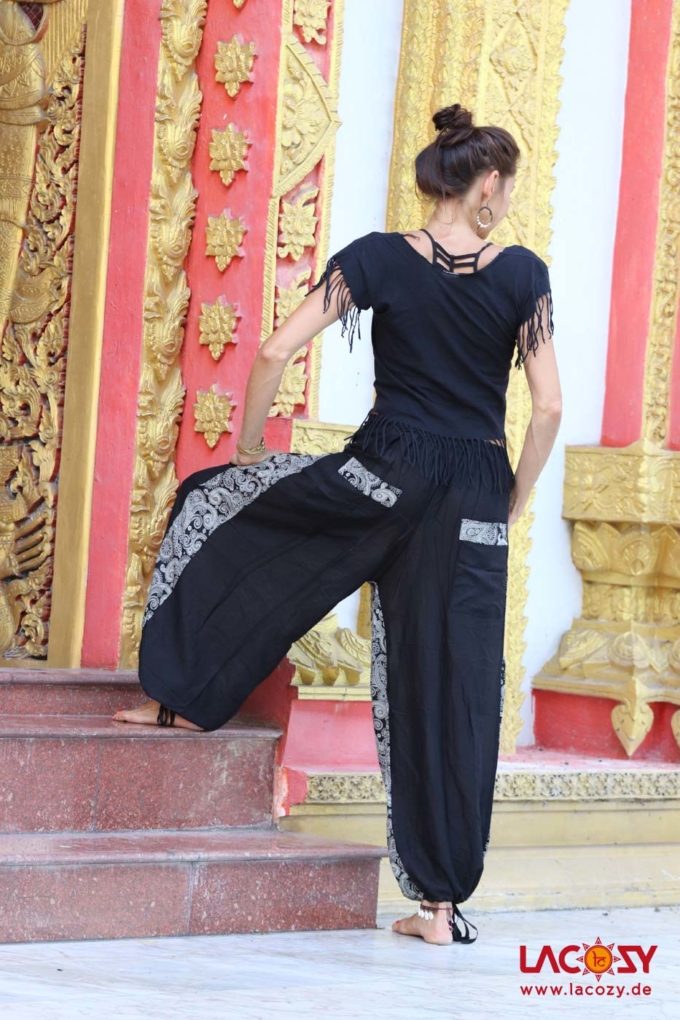 JANTI Pumphose mit weitem luftigen Schnitt PAISLEY – Bild 4