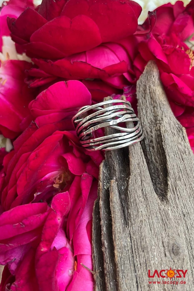 Statement Ring BAYO | Silber