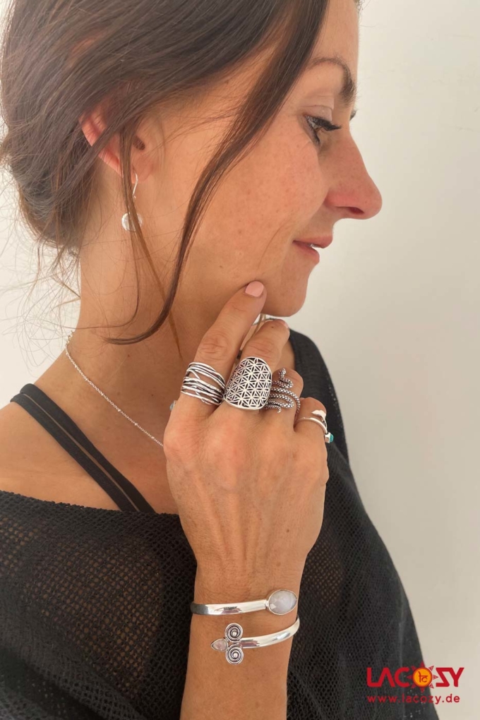 Statement Ring BAYO | Silber – Bild 4