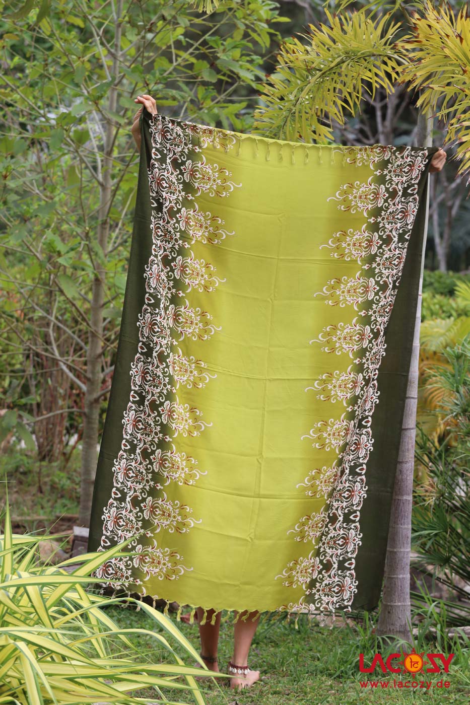 Sarong Strandtuch Unisex COLORFLOW – Bild 2