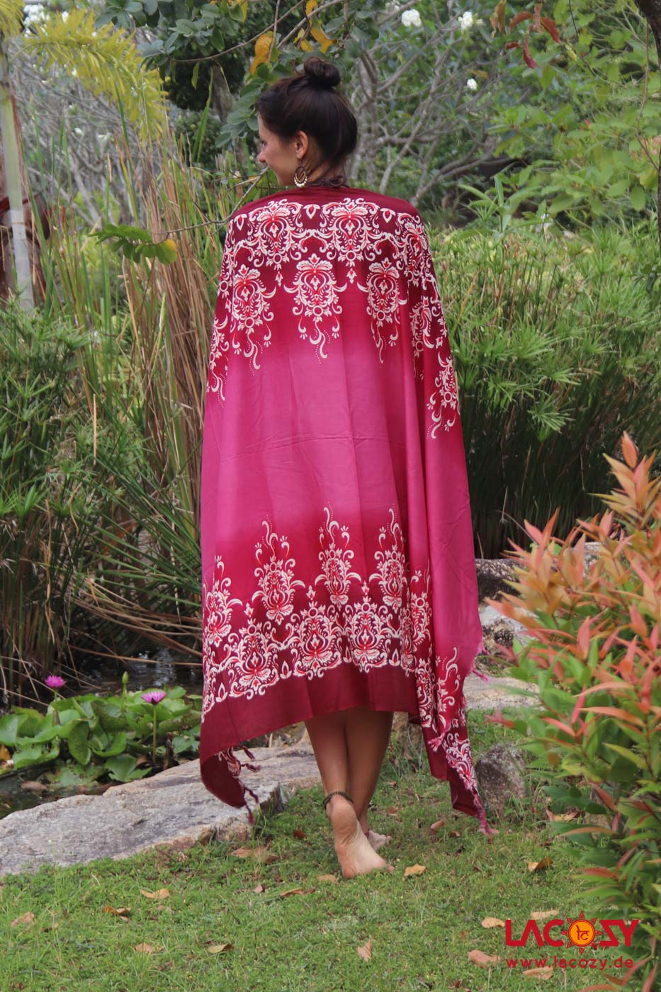 Sarong Strandtuch Unisex COLORFLOW – Bild 2