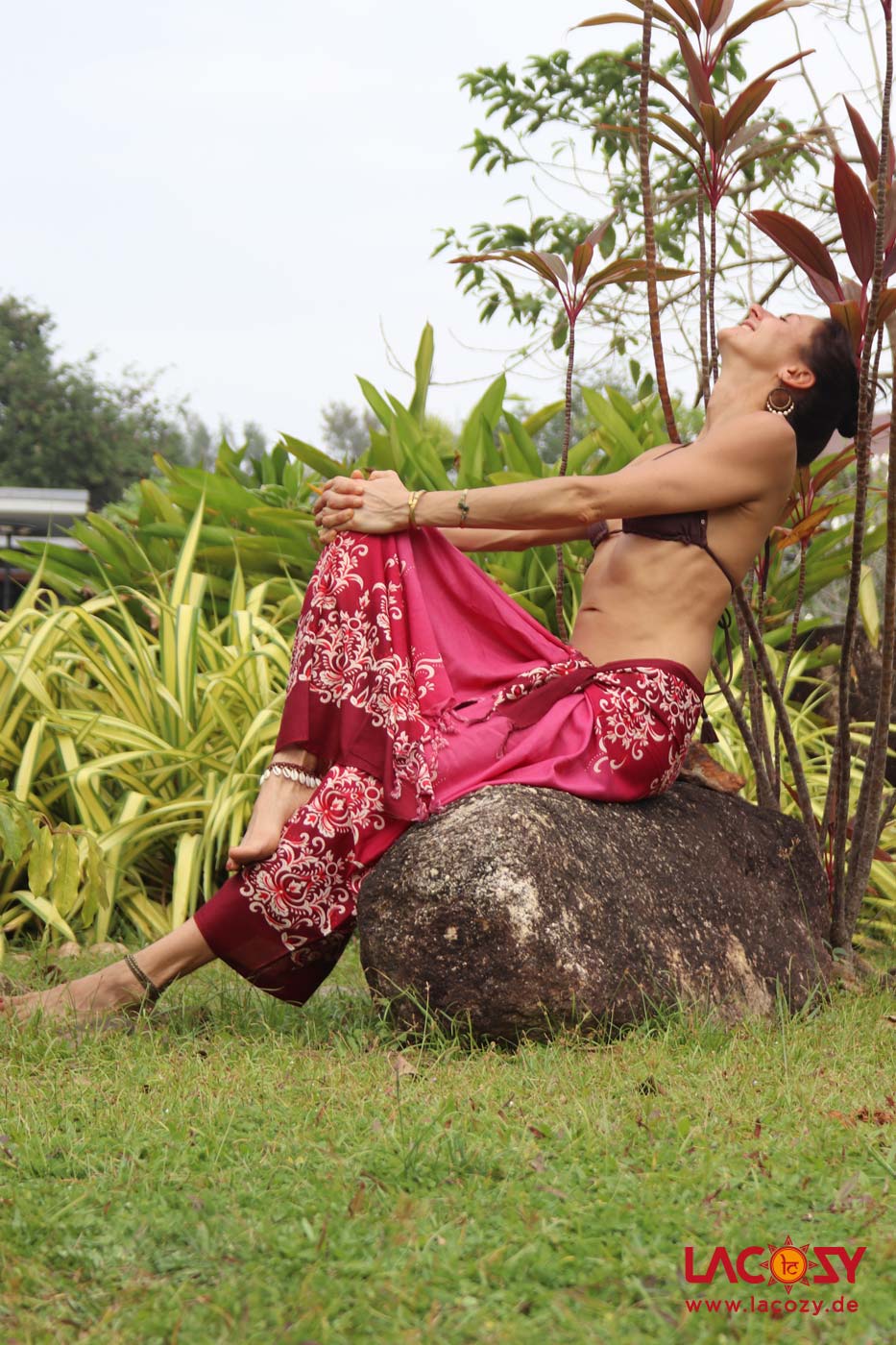 Sarong Strandtuch Unisex COLORFLOW – Bild 4