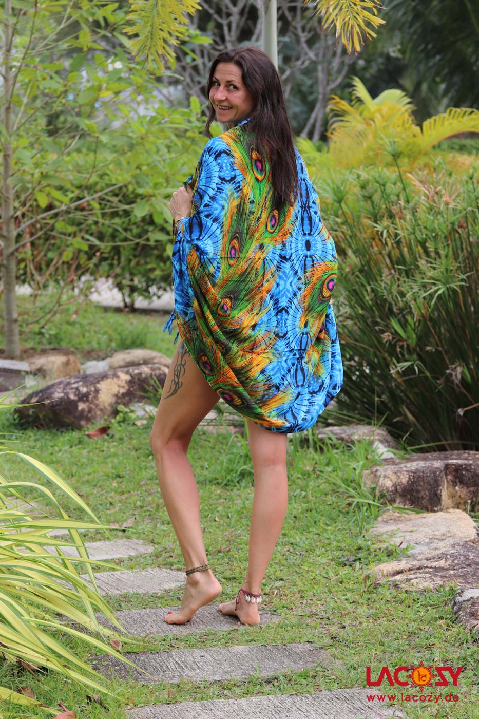 Sarong Strandtuch Unisex PFAUENMAGIC - LaCozy Onlineshop