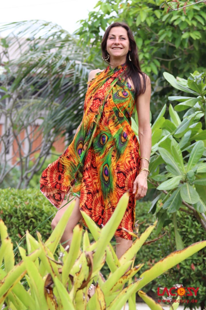 Sarong Strandtuch Unisex PFAUENMAGIC